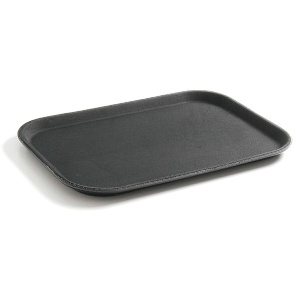 Anti -Slip viesmīles paplātes izturīgais GN 1/1 - melns