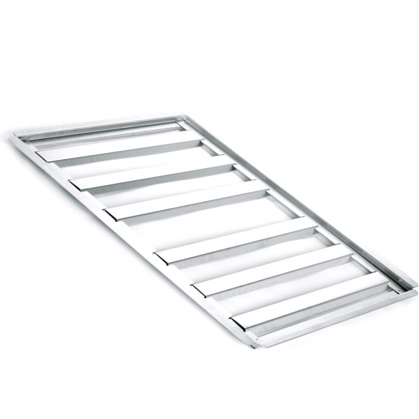 Aizsardzības plāksne tauku savākšanai zaļai uguns gn2/1 530x650mm gāzes grila
