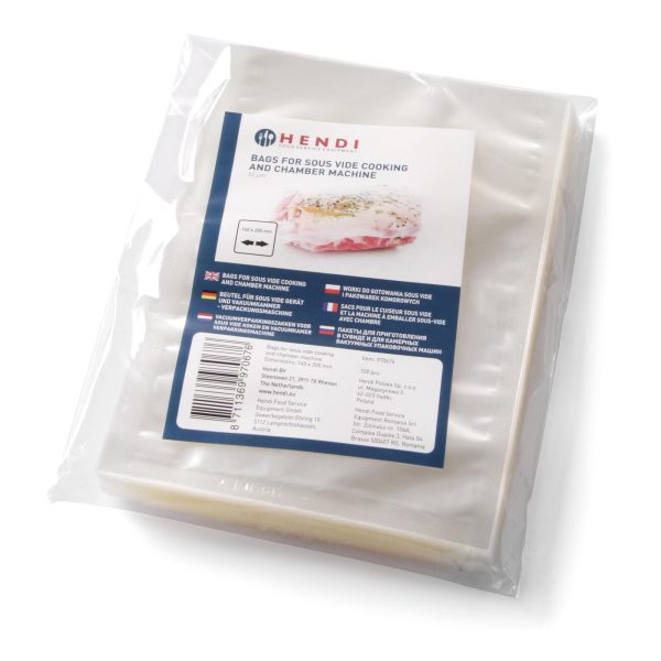 Gatavošanas maisiņi Sous vide un kameras iepakojuma paketēm 200x300mm 100 gab.