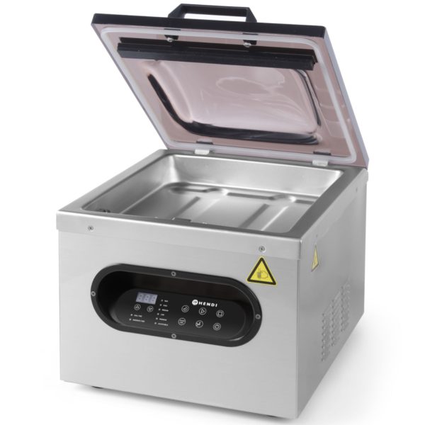 Hendi 975398 virtuves vakuuma iepakošanas iekārta ar 295 mm jaudu, 630 W jaudu