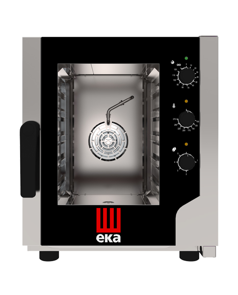 Elektriskā konvekcija un tvaika cepeškrāsns 5 x Gn 2/3 3