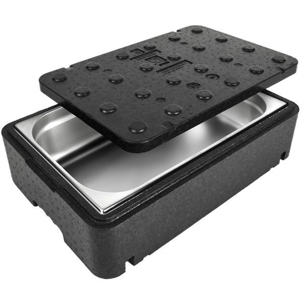 Termobox Termos Termos saturs ar narkotiku pārtikas vāku 600x400x166mm 23L GN1/1 Arpack