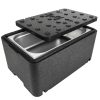 Termobox Termos Termos saturs ar narkotiku pārtikas vāku 600x400x296mm GN1/1 48L Arpack