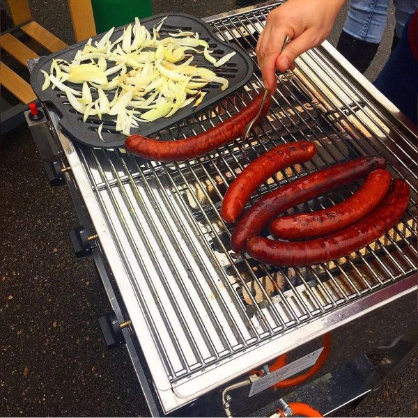 3 -Burner gastronomic Gas Grill ar Rascal 10 KW režģi