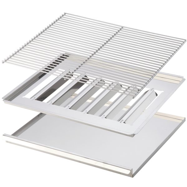 3 -Burner gastronomic Gas Grill ar Rascal 10 KW režģi