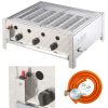 3 -Burner gastronomic Gas Grill ar Rascal 10 KW režģi