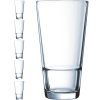 Augsta stikla loka arcoroc kaudze 470 ml komplekts 6 gab. - Hendi H5641