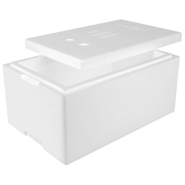 Termobox Putupolistirola termokaste ar vāku PZH sertifikāts 580x380x285mm 32L Arpack