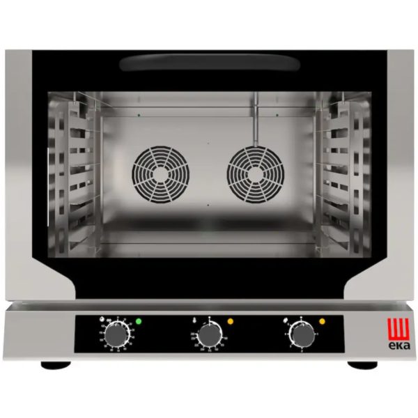 Konvekcijas maizes cepeškrāsns ar mitrinošu evolūciju Nākamās 4 x 600 x 400 mm 400 V 6400 W