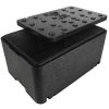 Termobox Termos Termos saturs ar narkotiku pārtikas vāku 600x400x296mm GN1/1 48L Arpack