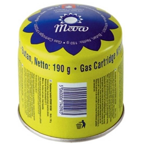 Kārtras kārtridža gāzes kasetne gāzes deglam - caurdurts 190 g