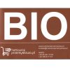 Bio uzlīme uz groza dumpkin kausa konteinera bio -pakešu pārtikas atkritumiem