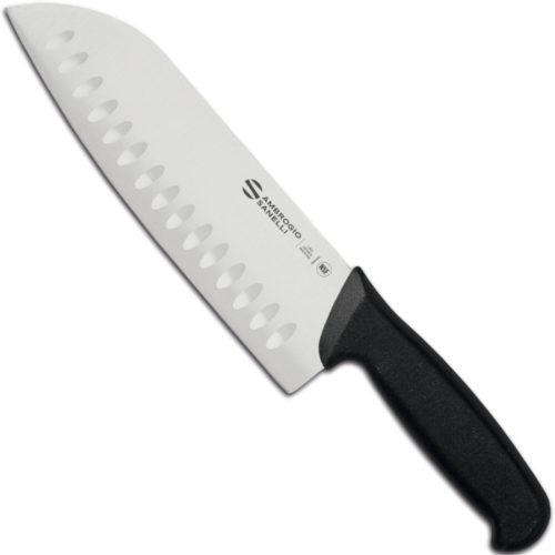 Santoku nazis ar bumbiņu sagrieztu