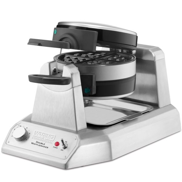 Divkārša rotācijas vafeles Beļģijas vafelēm ar noņemamām plāksnēm 17 x 17 cm 1400 W