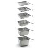 GN 1/4 trauks, tērauda, ​​Kitchen Line, augstums 150 mm - Hendi 806548