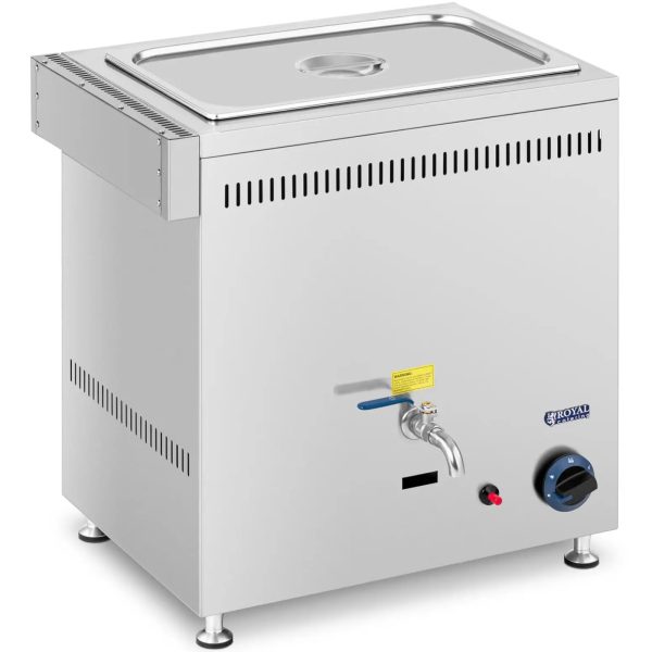 Gāzes ūdens sildītājs Bain-marie, propāns, butāns, G31, 0,03 bar, GN 1/1, 3300 W