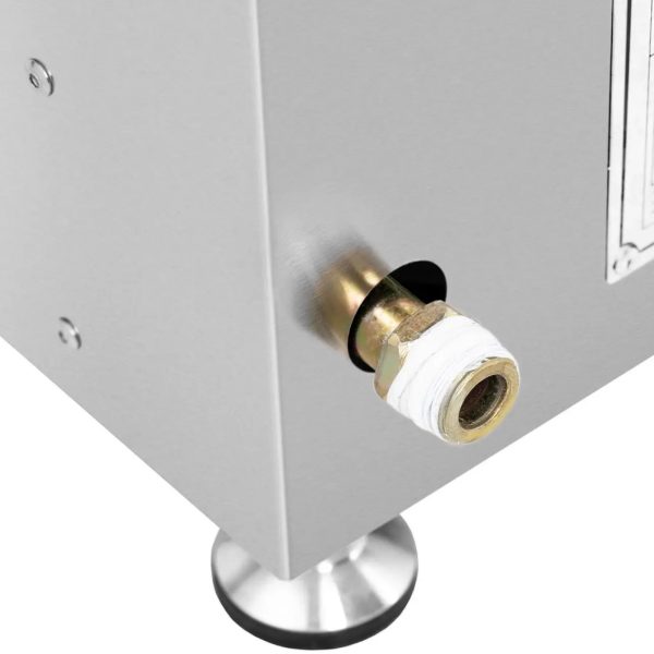 Bain-marie ūdens sildītājs dabasgāzei G20 0,02 bar GN 1/1 3300 W