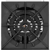 Rūpnieciskā gāzes plīts 2 degļi 1 sildīšanas zona 14 kW