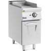 Grila plāksne elektriskajam grilam ar rievām un skapi 33,5 x 55 cm 5,4 kW
