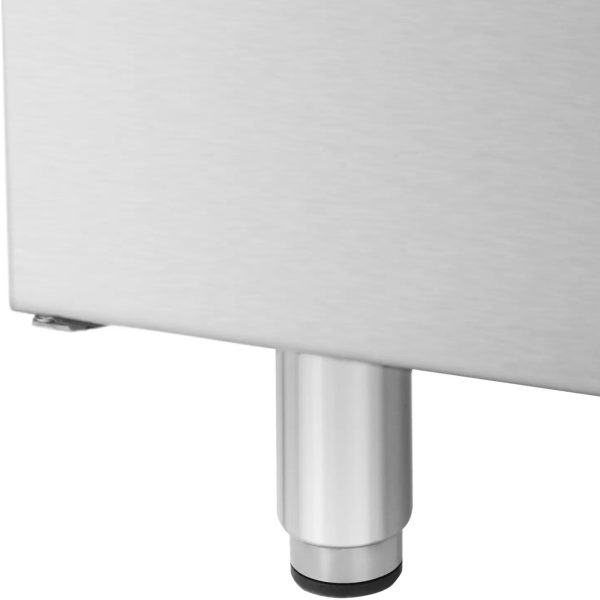 Grila plāksne elektriskajam grilam ar rievām un skapi 33,5 x 55 cm 5,4 kW