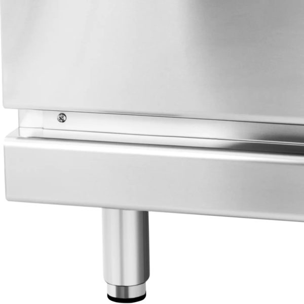 Elektriskā plīts ar cepeškrāsni, skapītis, 6 degļi, 400 V, 19,1 kW