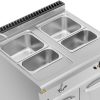Elektriskā bain-marie ar krāna nodalījumu 2x GN 1/2 2x GN 1/3 6000 W