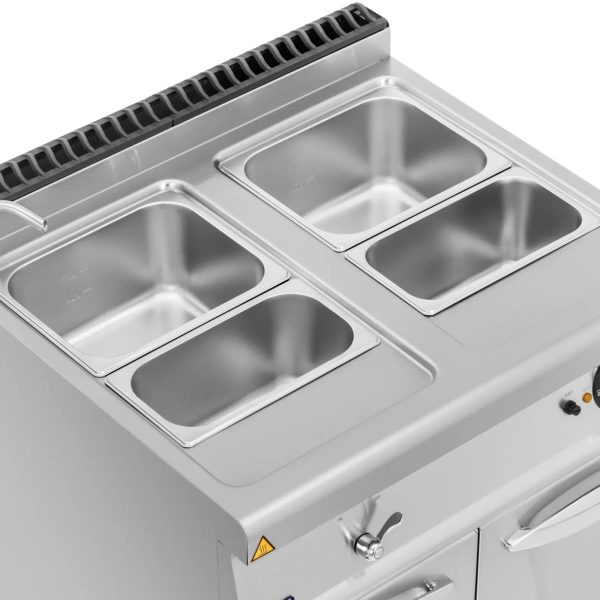 Elektriskā bain-marie ar krāna nodalījumu 2x GN 1/2 2x GN 1/3 6000 W