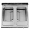 Elektriskā bain-marie ar krāna nodalījumu 2x GN 1/2 2x GN 1/3 6000 W