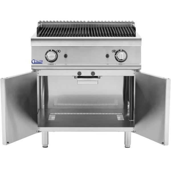Lavas grils propānam / sašķidrinātajai gāzei / dabasgāzei 2 x 8 kW 50-460 C