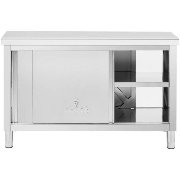 Galds, centrālā darba virsma ar caurejošu skapi, 140 x 60 cm STAL