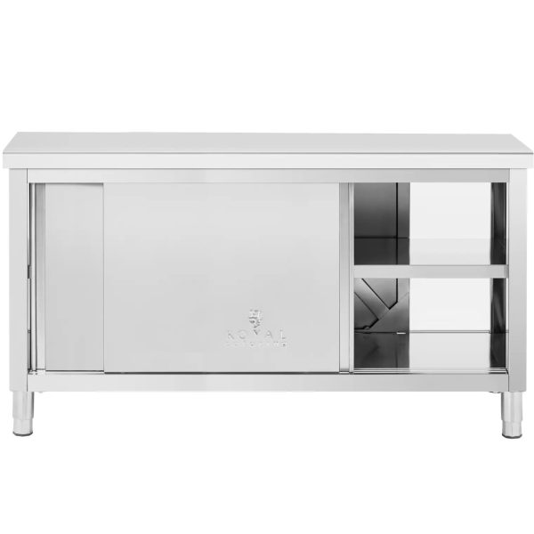 Galds, centrālā darba virsma ar caurejošu skapi, 160 x 60 cm STAL