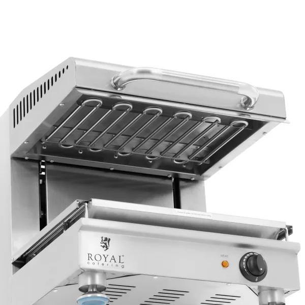 Salamanader pita tosteris ar regulējamu augstumu 45 cm 230 V 2800 W