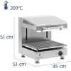 Salamanader pita tosteris ar regulējamu augstumu 45 cm 230 V 2800 W
