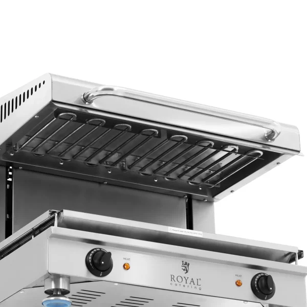Salamanader pitas tosteris ar regulējamu augstumu 60 cm 400 V 5000 W