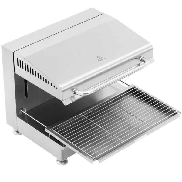 Salamanader pitas tosteris ar regulējamu augstumu 60 cm 400 V 5000 W