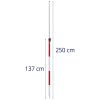 Mērniecības kāts prizmas spoguļa salokāmam diametram. 32 mm garums 2,5 m