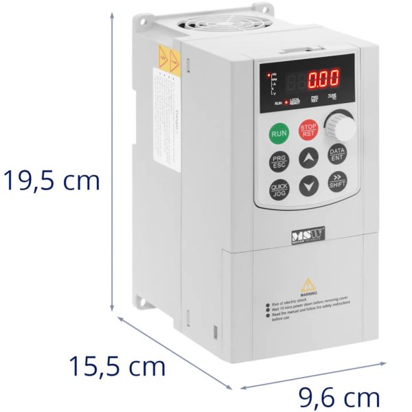 VFD frekvences pārveidotājs 500 Hz 3700 W 400 V