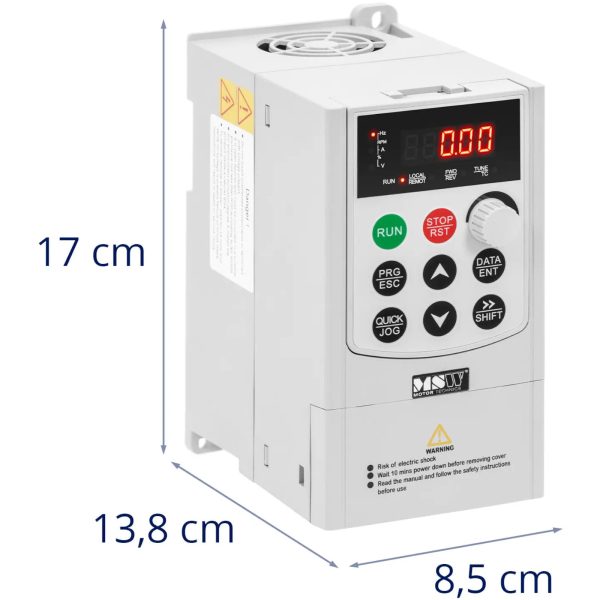 VFD frekvences pārveidotājs 500 Hz 1500 W 400 V