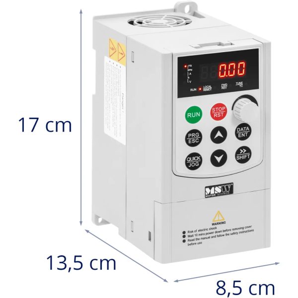 VFD frekvences pārveidotājs 500 Hz 2200 W 230 V