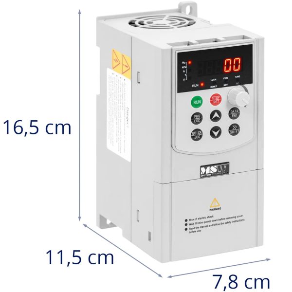 VFD frekvences pārveidotājs 500 Hz 1500 W 230 V