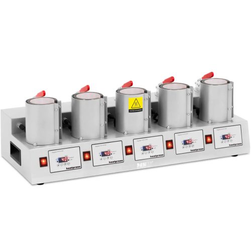 5 tasīšu LCD 250 C termopārneses prese