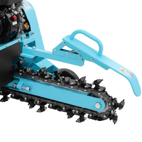 Benzīna ķēdes ekskavators Dziļums 150–450 mm 3600 apgr./min 7 ZS