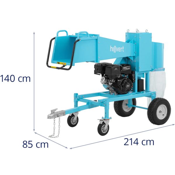 Degšanas koksnes smalcinātājs zariem ar diametru 12 cm 6,5 l 18 ZS