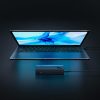 Adaman2 pārnēsājamais akumulators ar displeju 10000mAh 2xUSB USB-C Overseas Edition melns