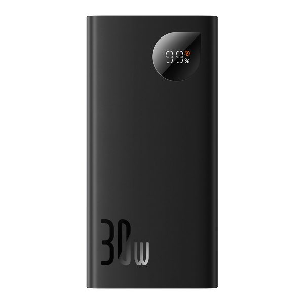 Adaman2 pārnēsājamais akumulators ar displeju 10000mAh 2xUSB USB-C Overseas Edition melns