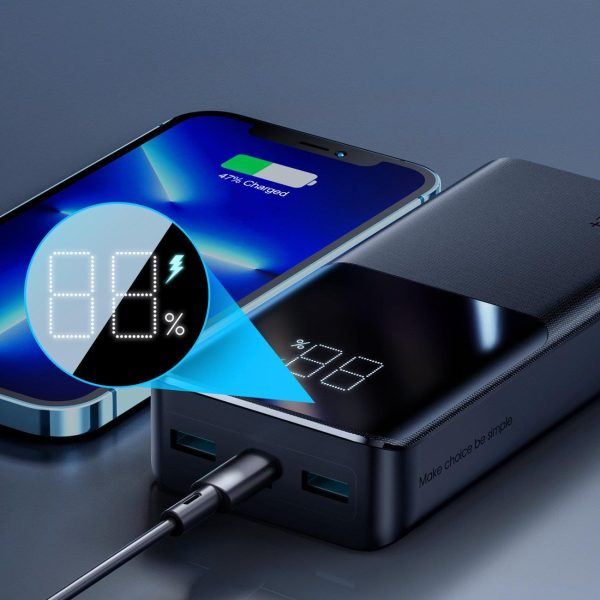 Powerbank 20000mAh 22.5W PD QC3.0 AFC melns