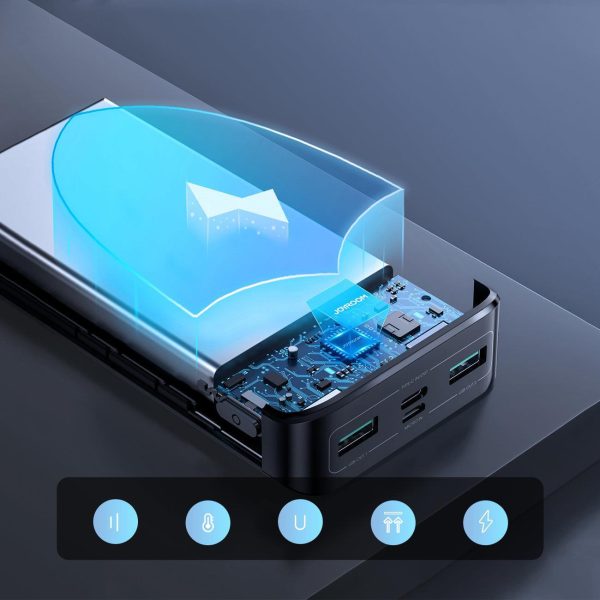 Powerbank 20000mAh 22.5W PD QC3.0 AFC melns