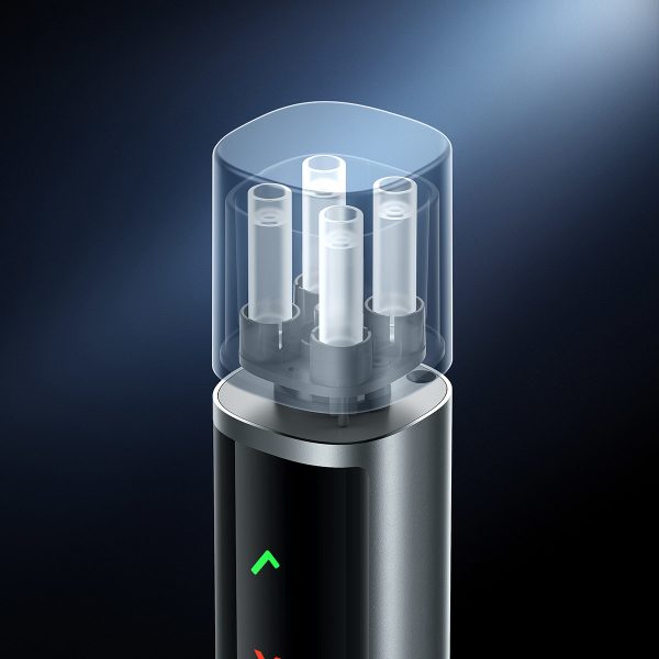 Pro sērijas digitālais elektroniskais bezvadu alkometrs 470mAh - pelēks