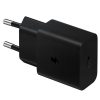 USB-C 15W PD AFC sienas lādētājs, melns