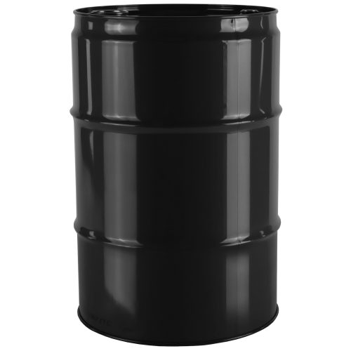 Tērauda metāla muca TH 60L 2 un 3/4 aizbāžņi - MELNA